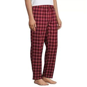 NWOT Land's End Men's XXL Red Multi Plaid Flannel Pajama Pants